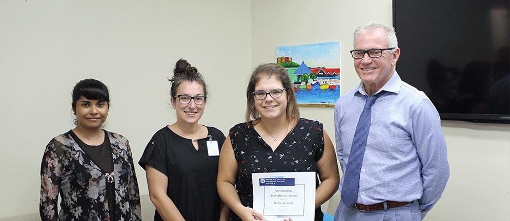 Peer mentor support system award