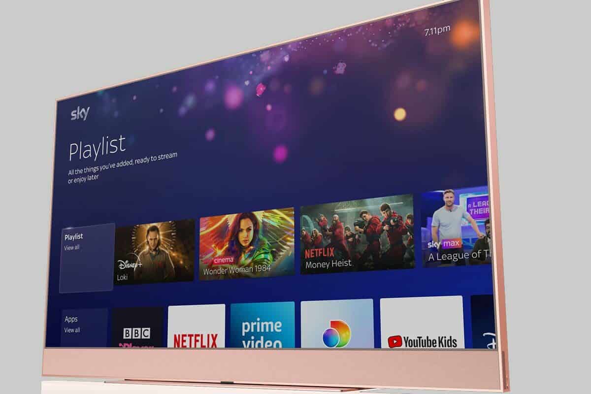 Sky's current playlists feature on Sky TV