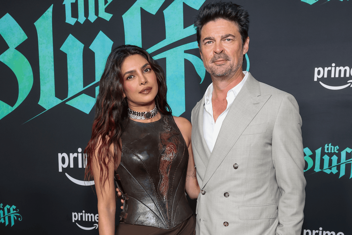 Priyanka Chopra Jonas and Karl Urban attend Amazon Amazon MGM Studios "The Bluff" World Premiere on February 17, 2026 at the W Hollywood in Los Angeles