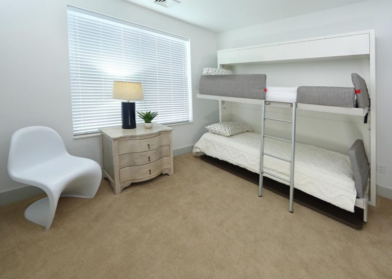 Unique built in bedding options