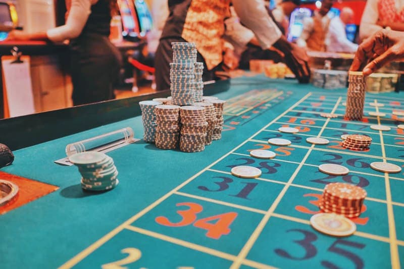 People at casino