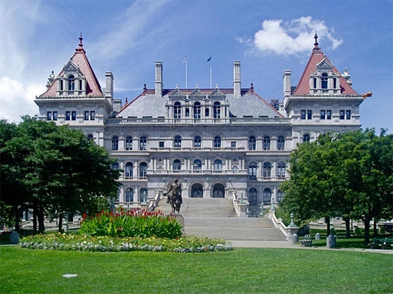 Albany capital building close up