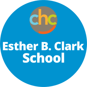 esther b clark school logo