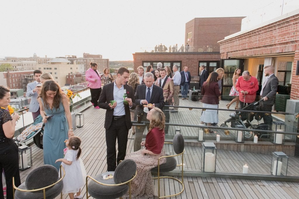 The rooftop of the Line Hotel DC