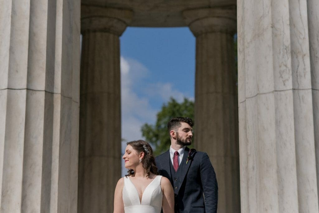 A DC War Memorial Wedding