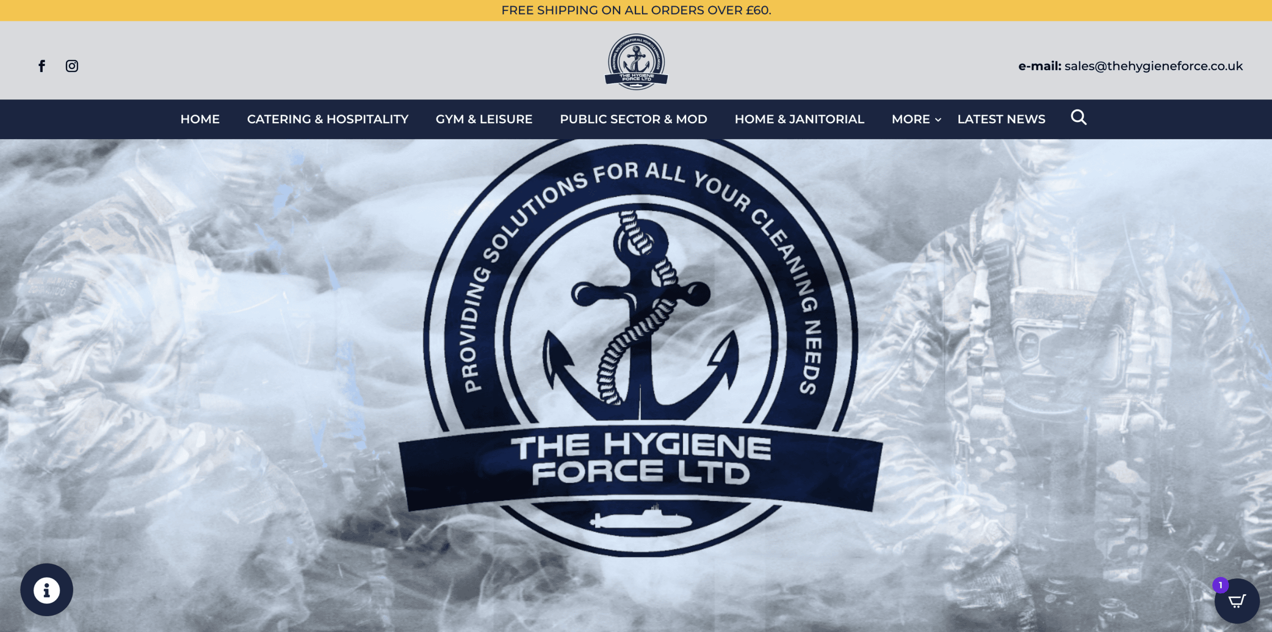 screenshot of the Kaur show website