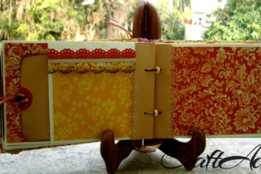 A mixed media photo frame 9