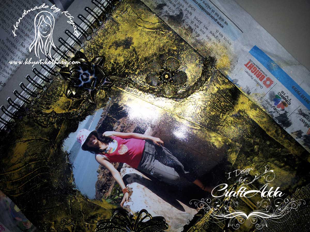 Mixed Media Art Jounral & Tutorial 13