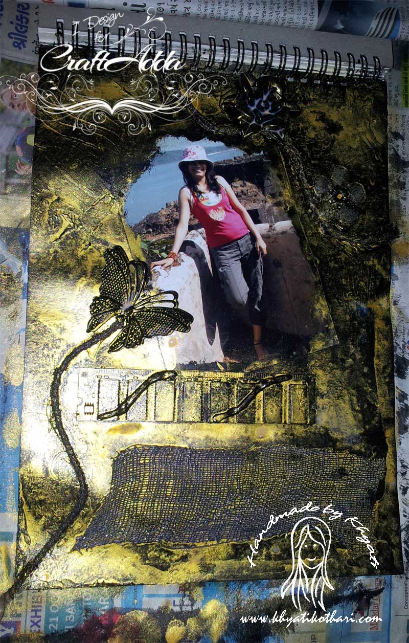 Mixed Media Art Jounral & Tutorial 14