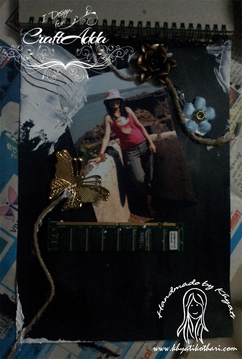 Mixed Media Art Jounral & Tutorial 6