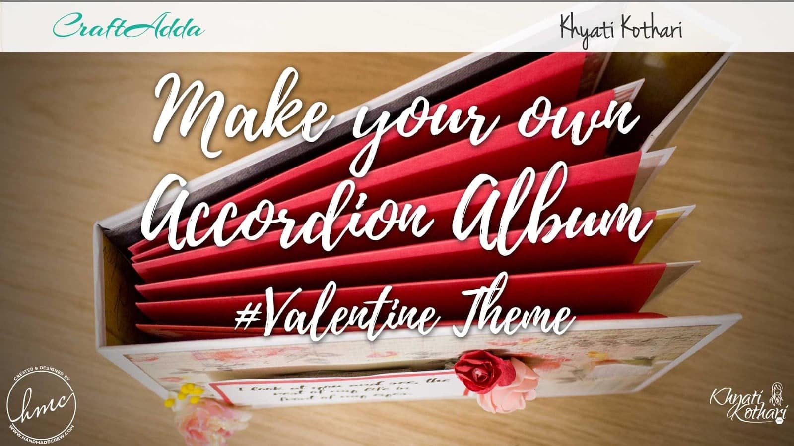 Valentine themed accordion album 1
