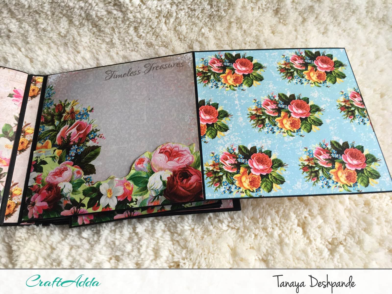 Timeless Treasures mini album by Craftowlz 5