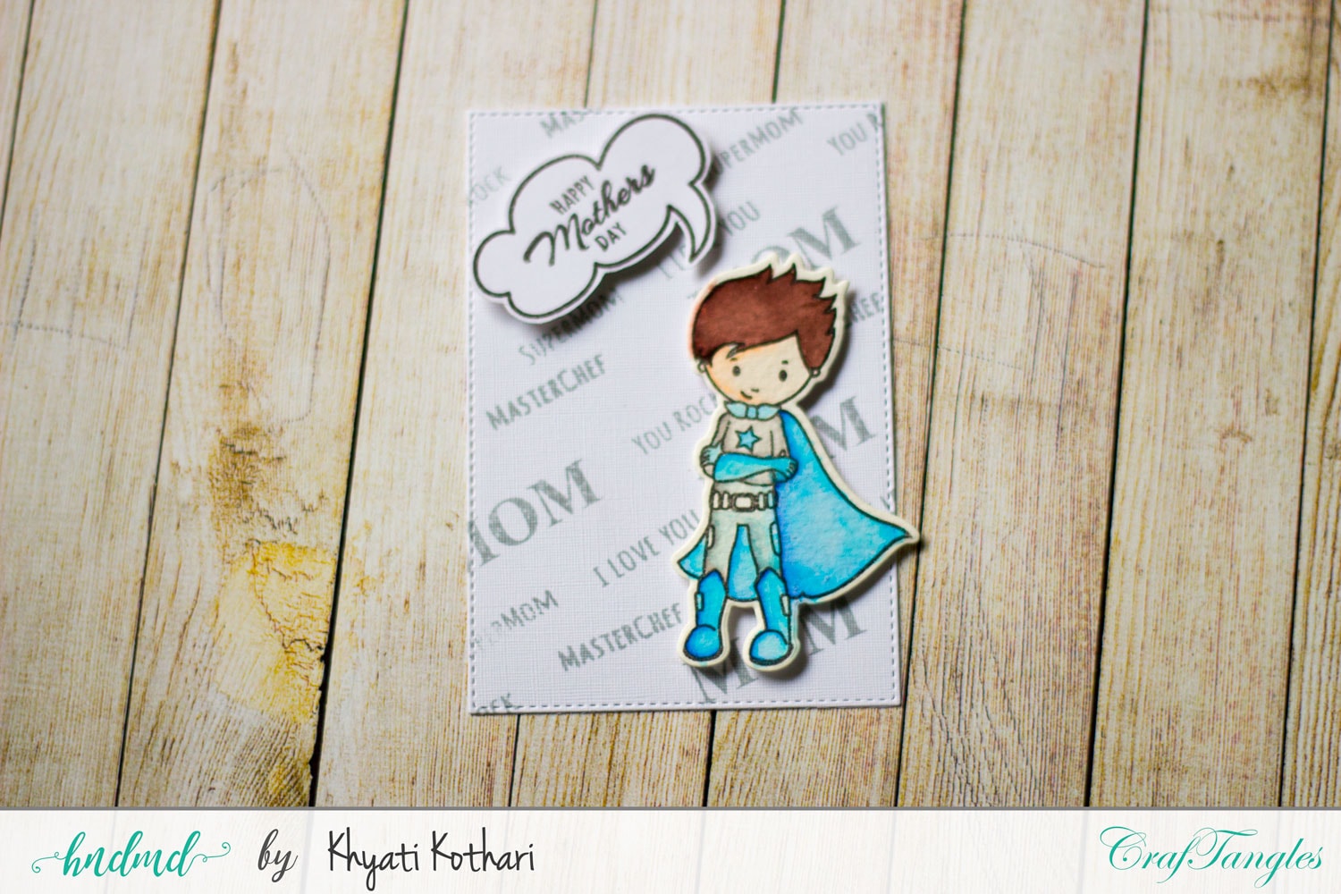 Mothers day Inspiration using CrafTangles Products 4