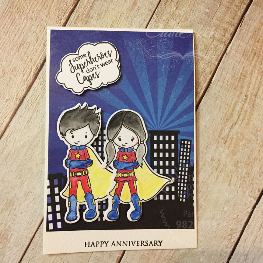 New release..Super hero stamps and papers! 1