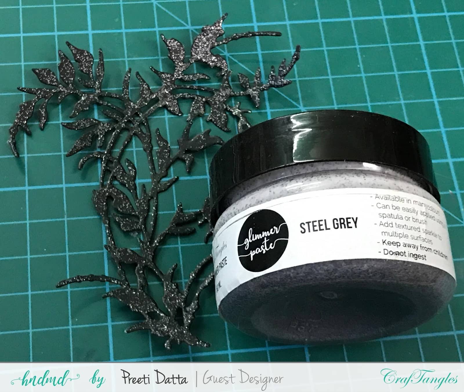 Floral Mixed Media Tag (with Pictorial) by Preeti Datta 23