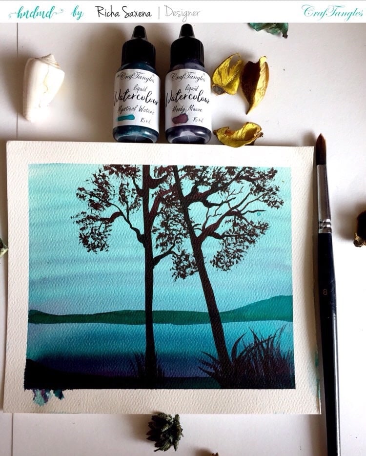 Watercolor painting tutorail 1