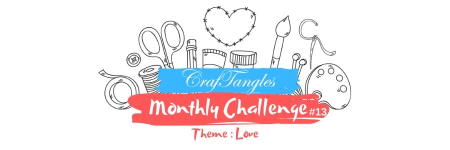 Craftangles Valentine challenge! 4