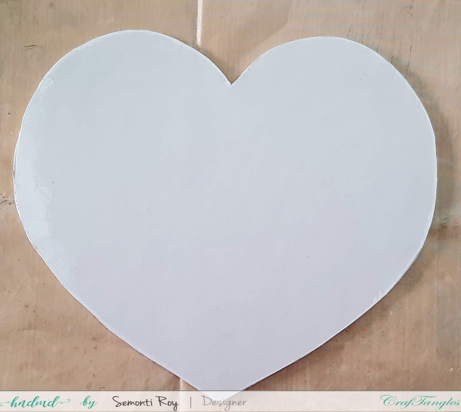 Vintage Love - A Heart Shape mixed media Layout 3