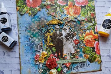 Mixed media layout with process video 5