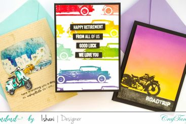 Cards for men, masculine cards, Roadtrip cards