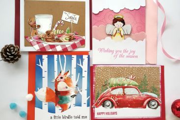 Christmas cards with Element pack