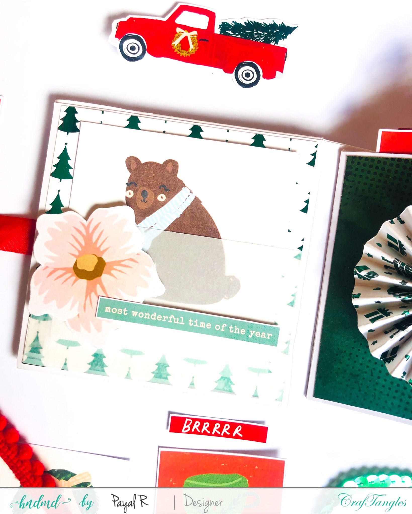 Mini Album Tutorial - Christmas Edition 6 Mini Album Tutorial - Christmas Edition 5