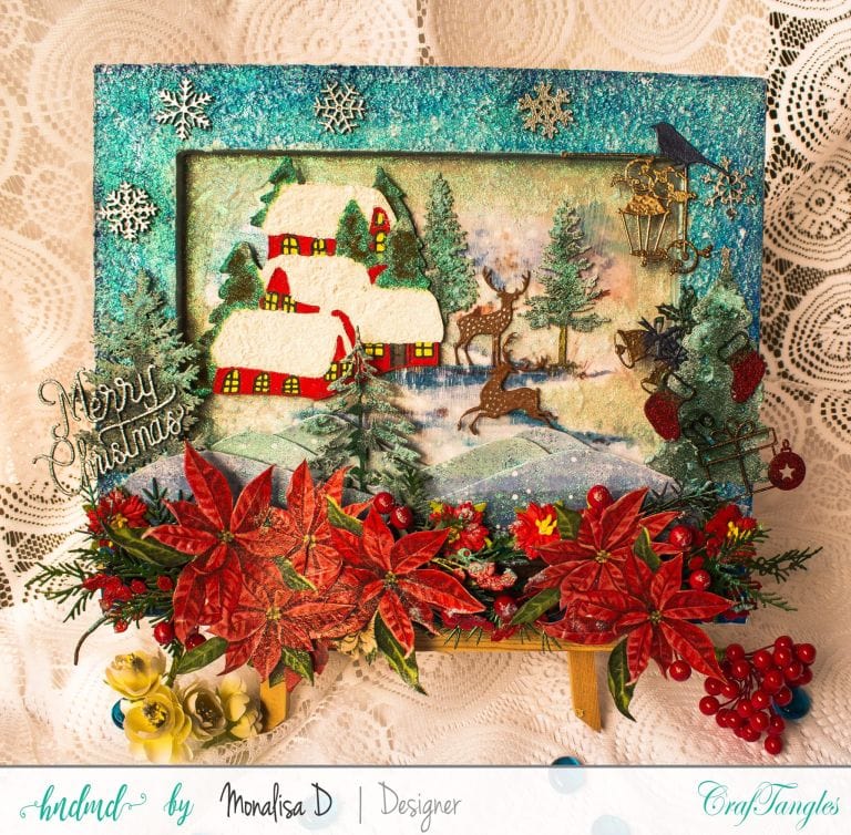 Christmas Wonderland - Mixed Media Project 2 mixed media