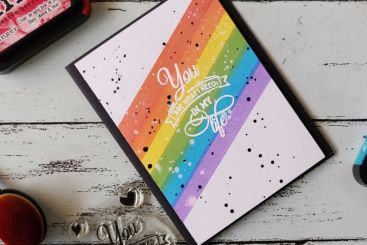 Colourful Valentine's Day card 3