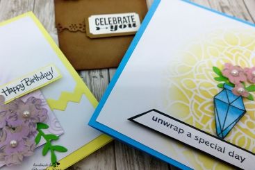 Floral Cards using Pattern Paper 1