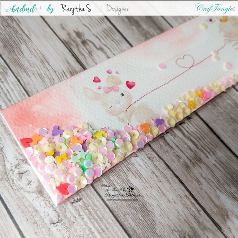 Beautiful Shaker Bookmark and envelope in a different style 2 Beautiful Shaker Bookmark and envelope in a different style 1
