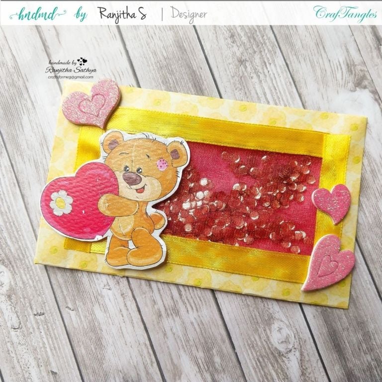 Beautiful Shaker Bookmark and envelope in a different style 4 Shaker envelope