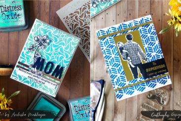 Easy Stencil Techniques for Card Background