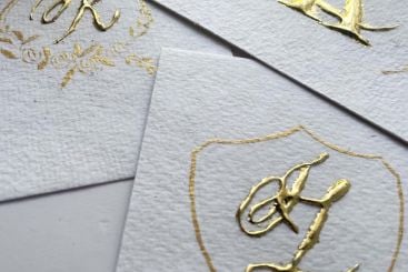 Stunning Gilded MONOGRAM!