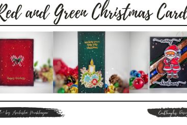 Stunning Red and Green Christmas Cards