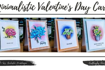 Minimalistic 4 Valentine's Day Cards