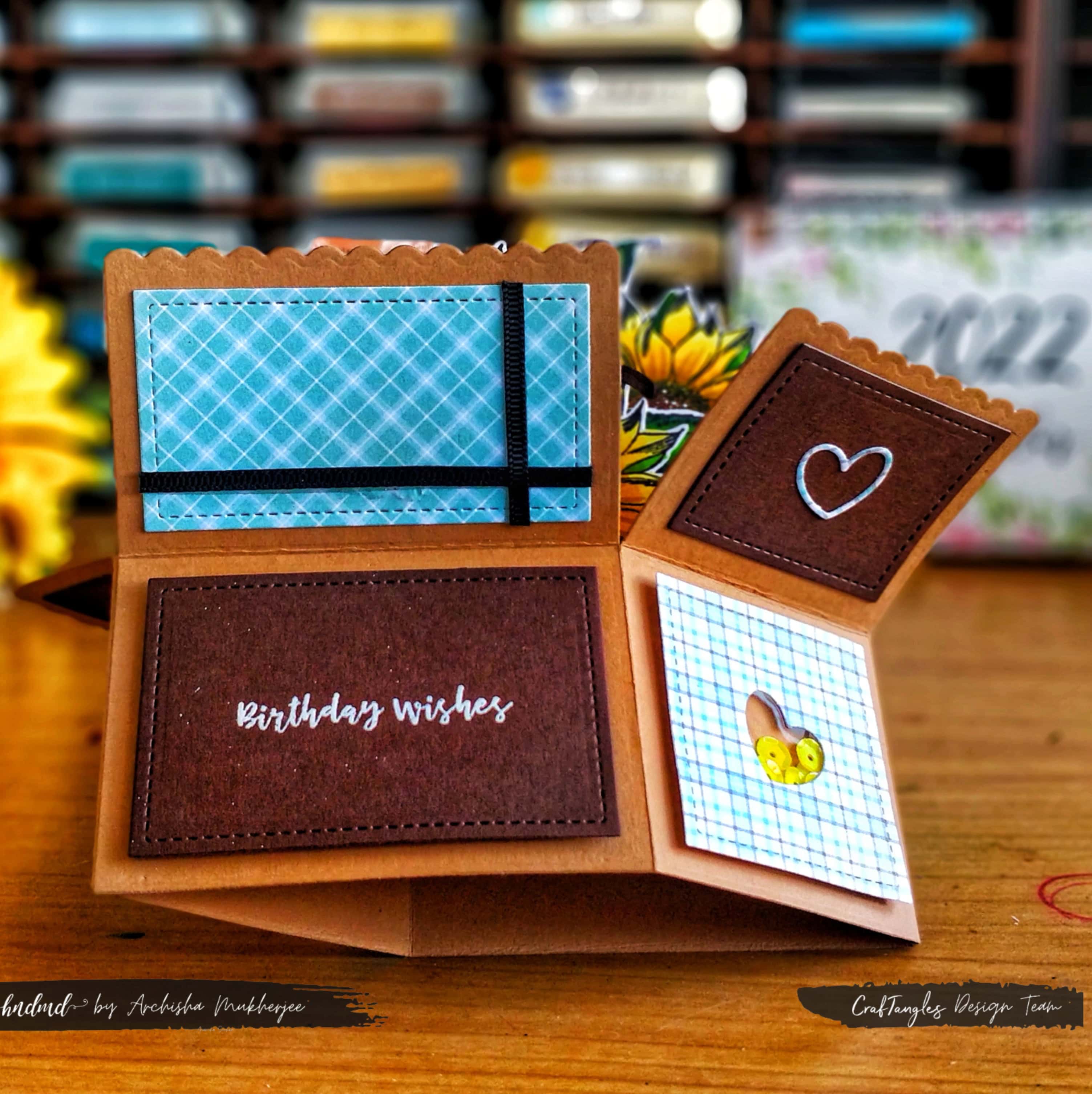 Stunning Pop Up Box Birthday Card 4 Stunning Pop Up Box Birthday Card 3