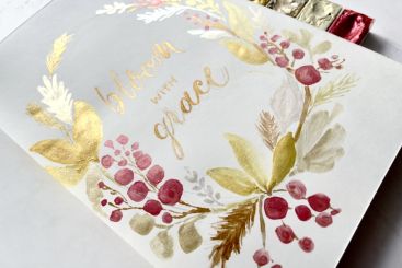 Awesome 'Bloom with Grace' Calligraphy Tutorial