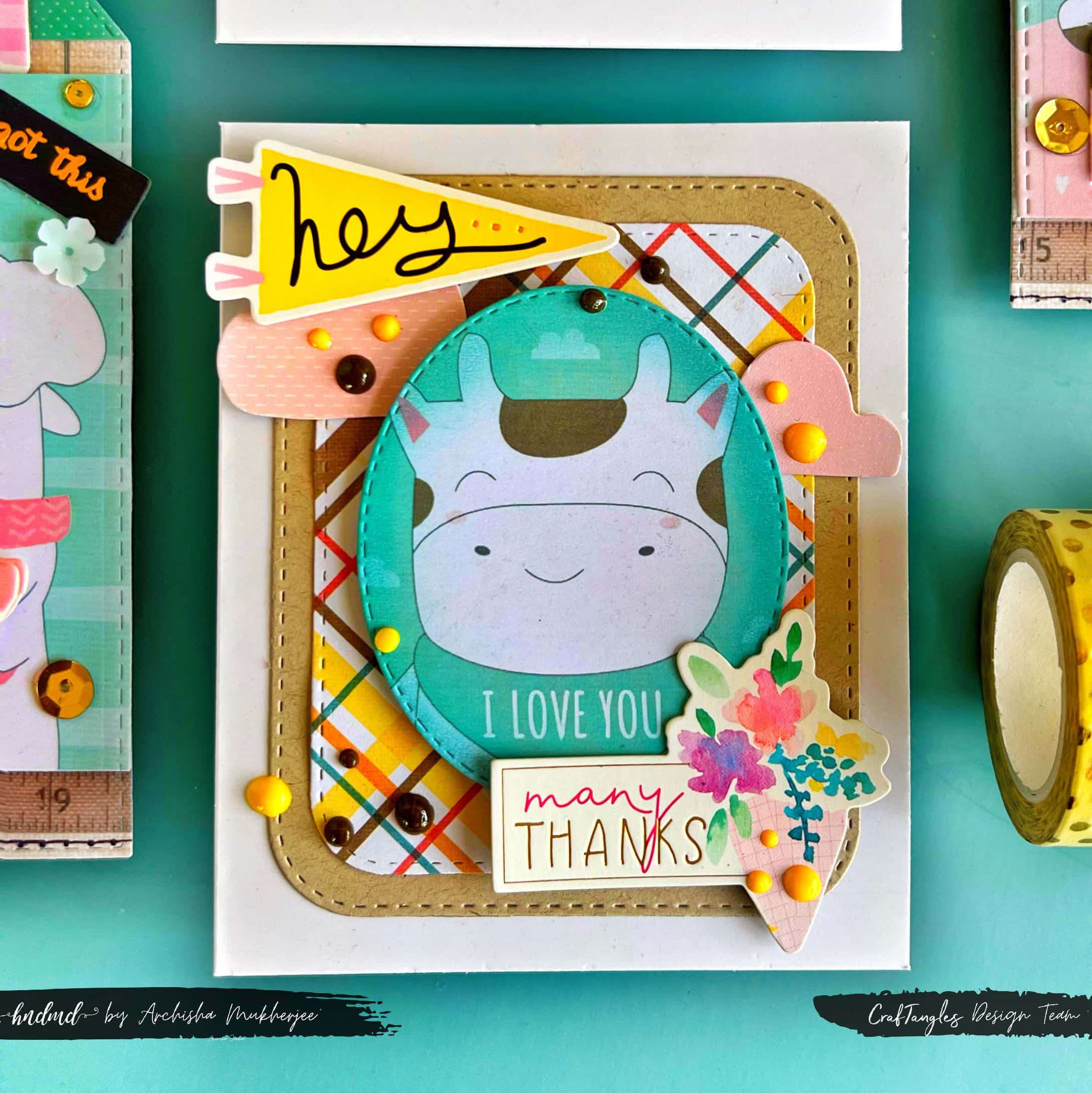 Beautiful 2 Tags and Cards Using Love Notes Element Sheets 3 tags and cards