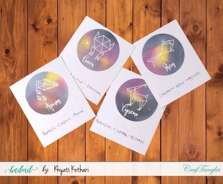DIY Galaxy-Themed Birthday Cards 1