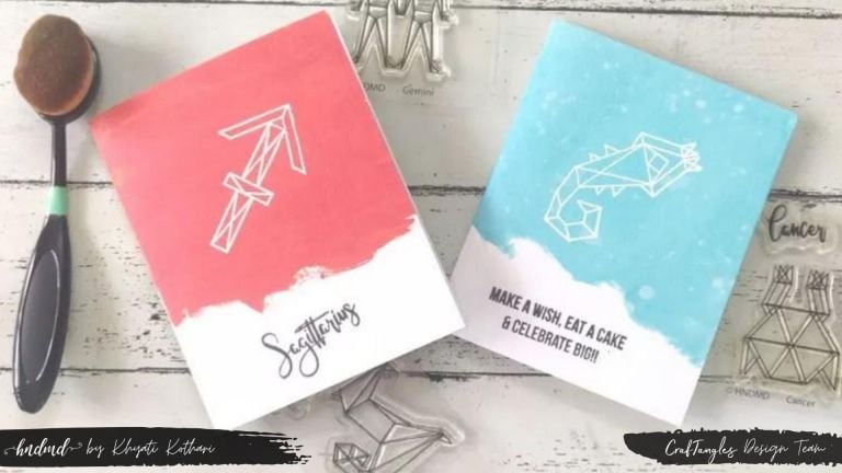 2 DIY Birthday Cards with Ink Smooshing Technique 1 2 DIY Birthday Cards with Ink Smooshing Technique 1