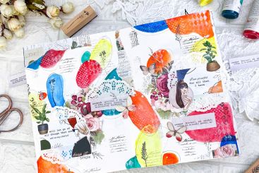 Awesome 'Self Love 'Abstract Journal Pages