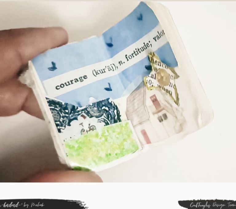 Beautiful Mini Art Journal Spread 1 mini art journal