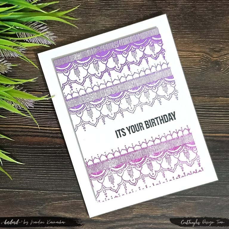 3 Quick Cards with Ethnic Borders Stamp set 3 3 Quick Cards with Ethnic Borders Stamp set 3