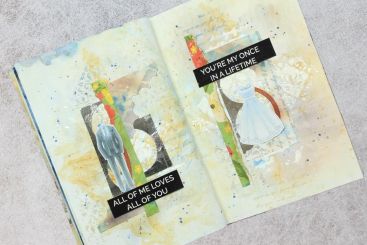 Art Journal with die cuts
