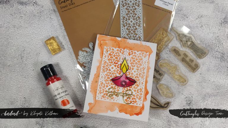 DIY 5 min Diwali Card 1