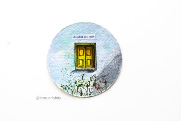 Watercolor Painting - Window to my Soul