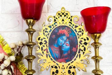 Radha Krishna Decoupage Home Decor