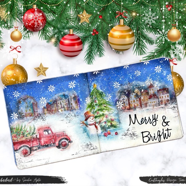 Merry & Bright : Art Journal 4 Merry & Bright : Art Journal 4