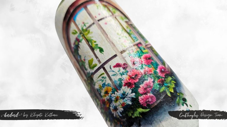 How to decoupage on plastic bottle 3 How to decoupage on plastic bottle 3