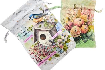 How to Decoupage on Cloth Pouch
